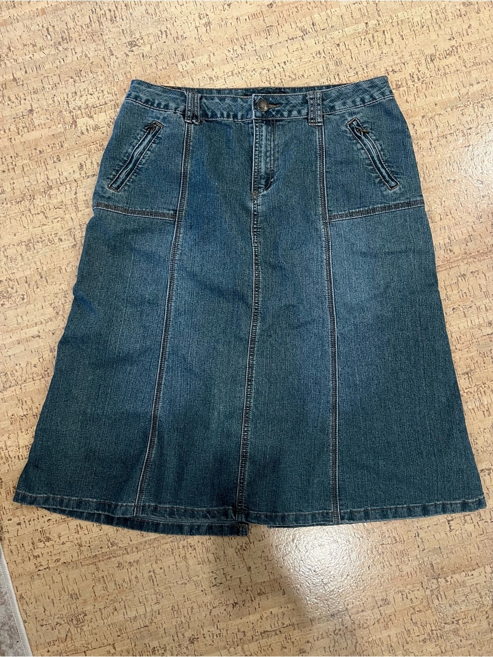 Y2K Hinta Jeans Long Denim Maxi Skirt Size 11